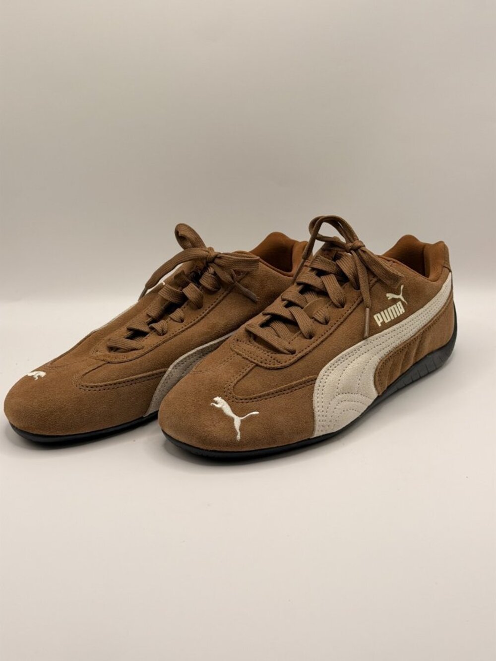 Puma Womens Speedcat OG Coffee Sneakers Sz 8